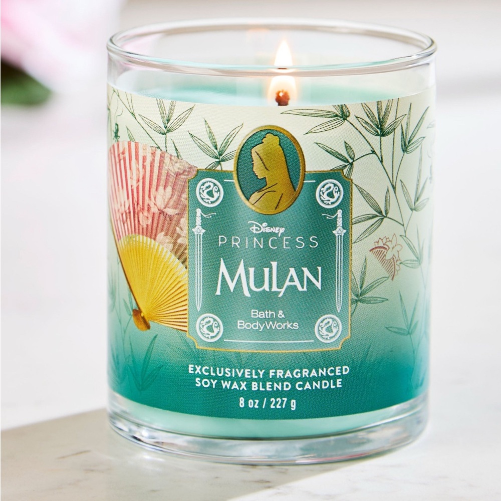 NWT LIMITED RELEASE DISNEY MULAN SINGLE WICK CANDLE